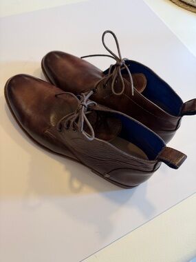 Bed/Stu Men's Brown Leather Lace-Up Shoes Sz 11.  NWOB. Box41